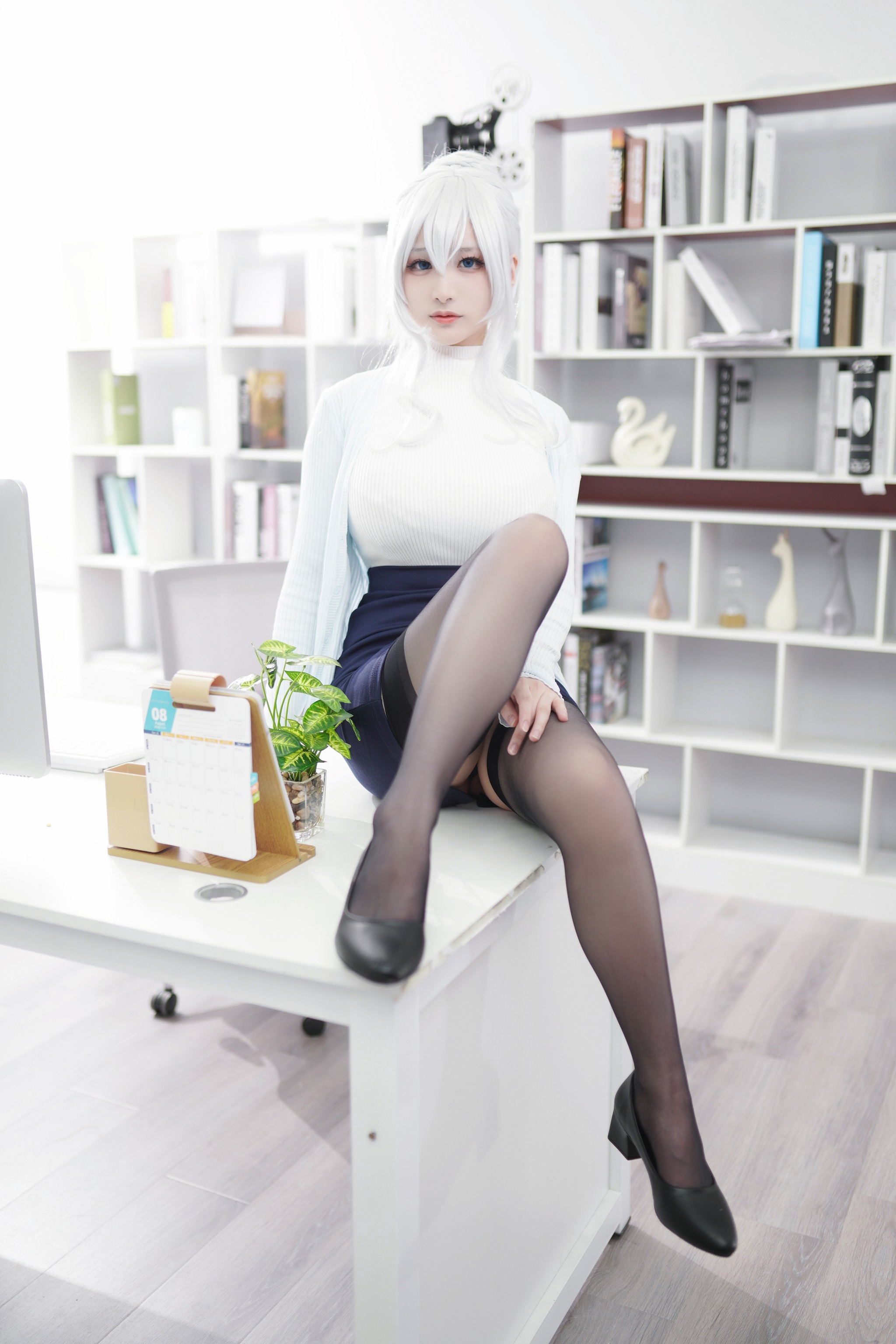 图片[1]-幼愛Youmeko – NO.006 未亡人雪女cos[70P]-XikXak
